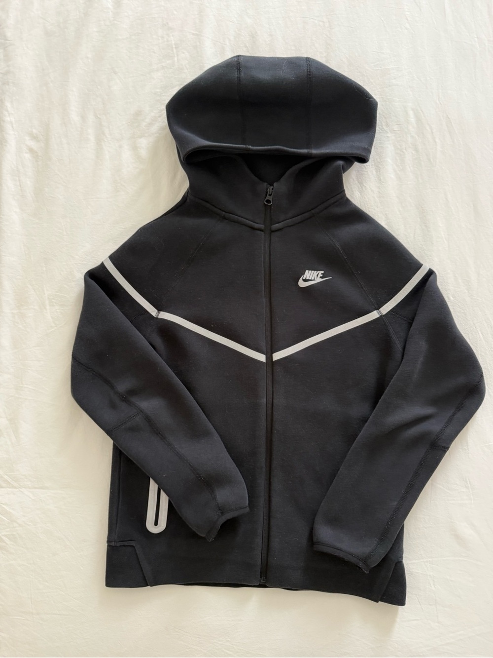 Nike Youth Zip-Up Hooded Jacket with Reflective Detail